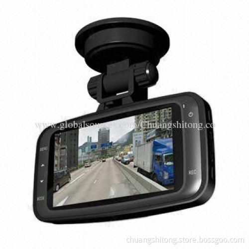 Car black box, GS8000 4X with 16:9 screen auto DVR/GPS/HD with 160 degrees wide angle